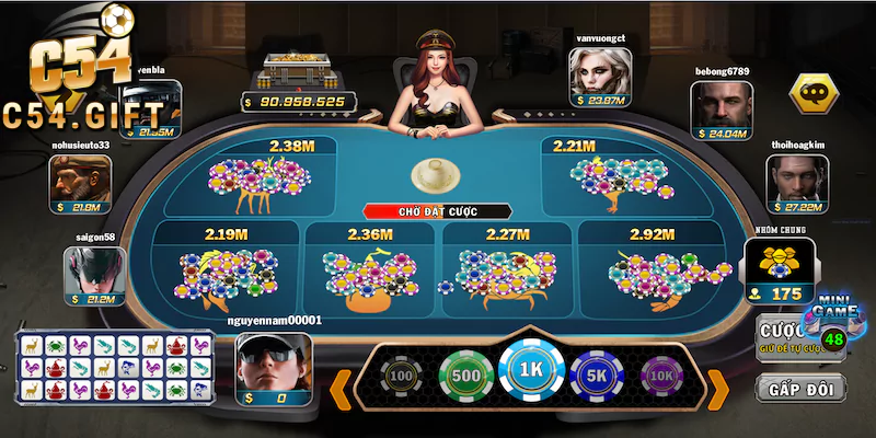 Chi tiết cách tham gia game casino tại C54