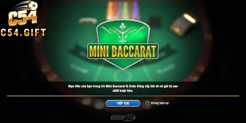 Game Baccarat hấp dẫn