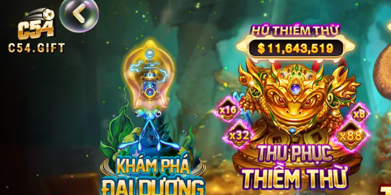 Giới thiệu tổng quan về game Bắn cá 3D C54