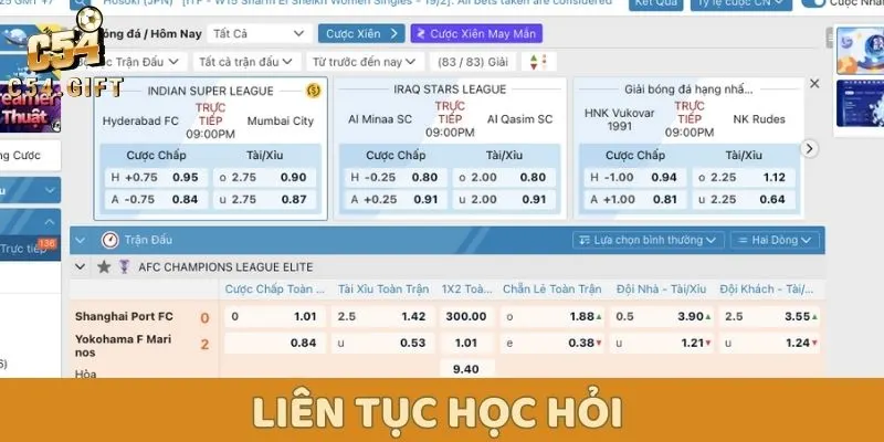 Liên tục học hỏi