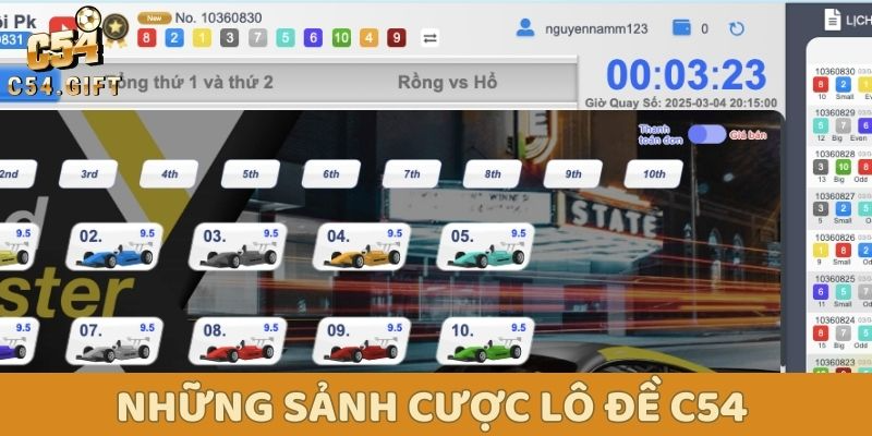 Những sảnh cược lô đề C54 chinh phục người chơi